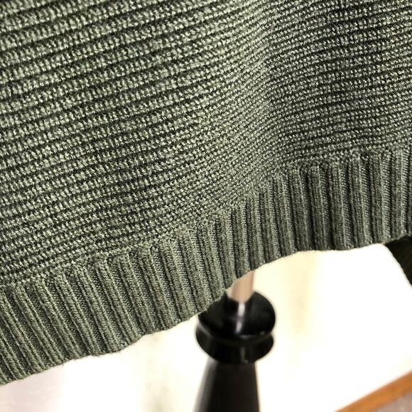 Lululemon Divinity army green ribbed knit poncho sweater size One Size - Picture 12 of 15